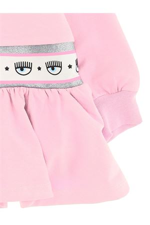 Abito con rouches maxi logomania CHIARA FERRAGNI | 53090000100090